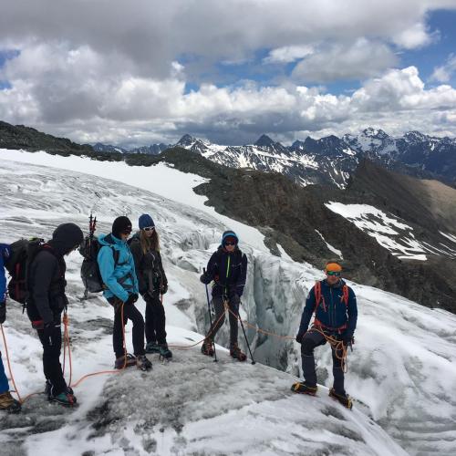 Gletscherreise im Rahmen der Sporttage