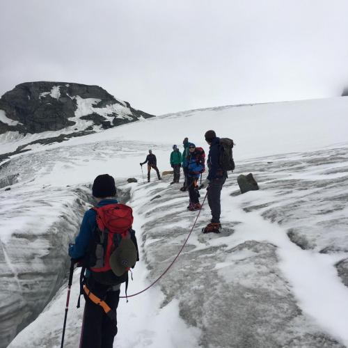 Gletscherreise im Rahmen der Sporttage