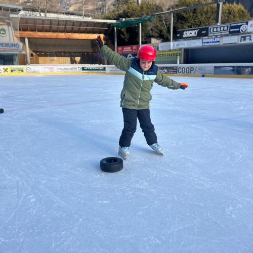 Eislaufen in Huben