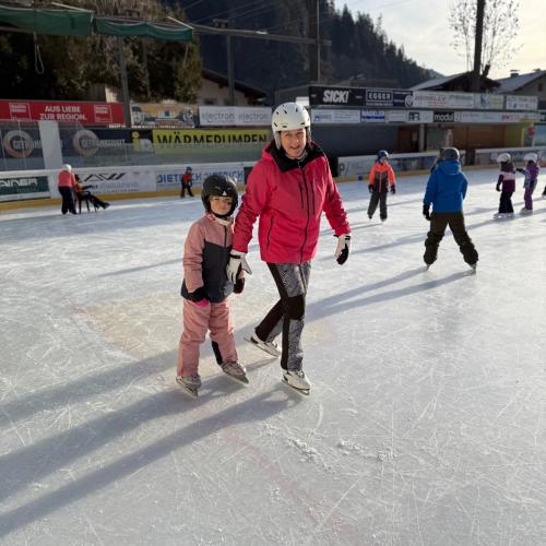 Eislaufen in Huben