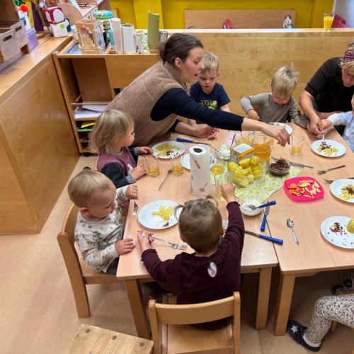 Kartoffelfest in der Spielgruppe